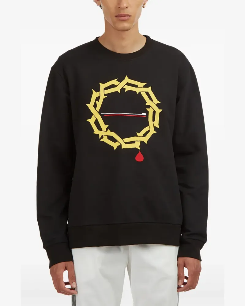 SERAPIS graphic-print sweatshirt - Schwarz Schwarz