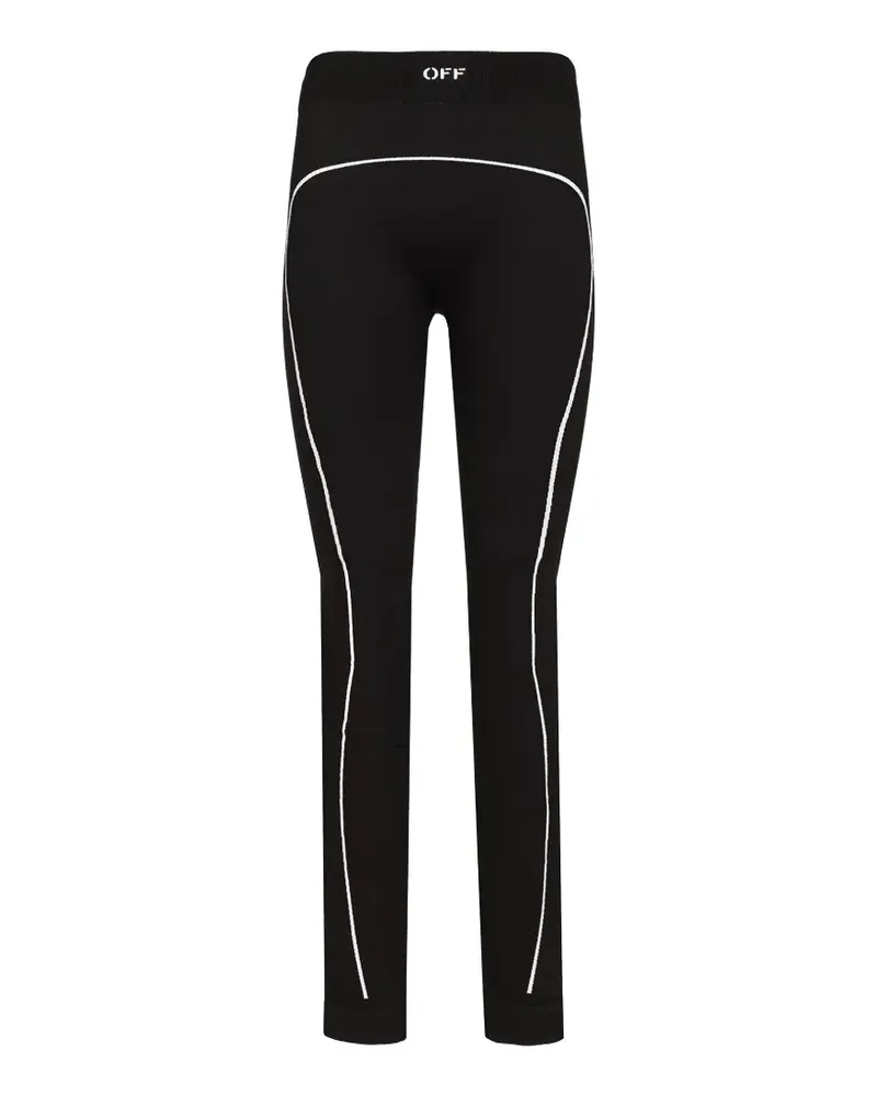OFF-WHITE Off Stamp seamless leggings - Schwarz Schwarz
