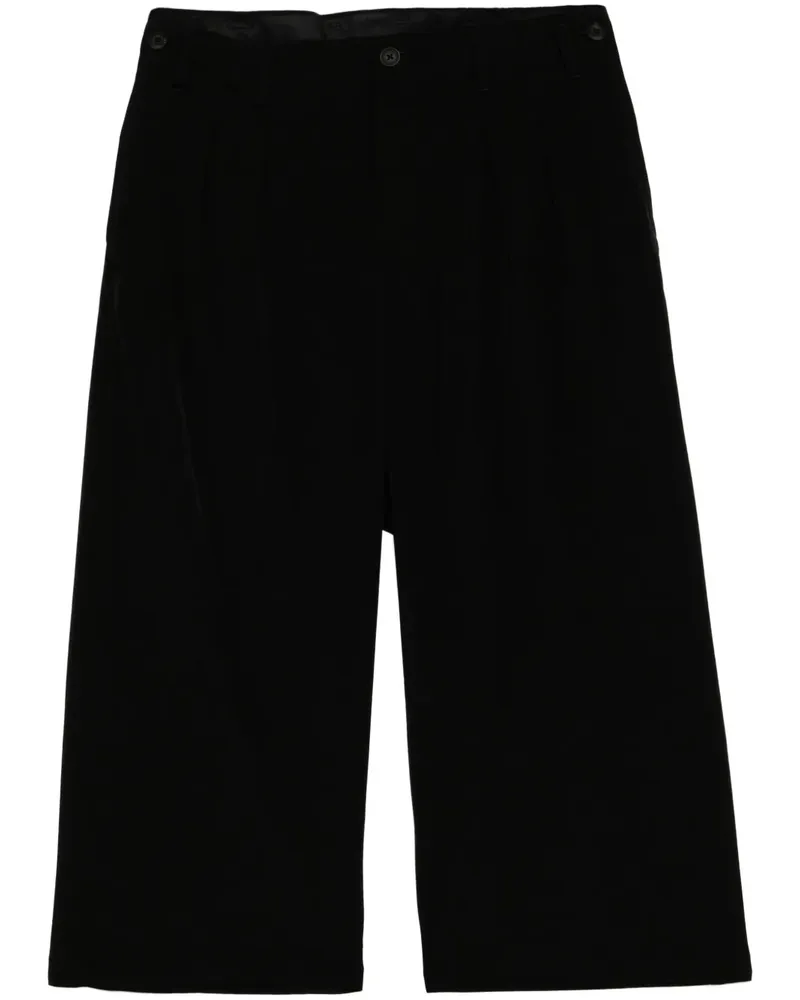 Yohji Yamamoto TA Tuxedo Hose mit Nahtfach - Schwarz Schwarz