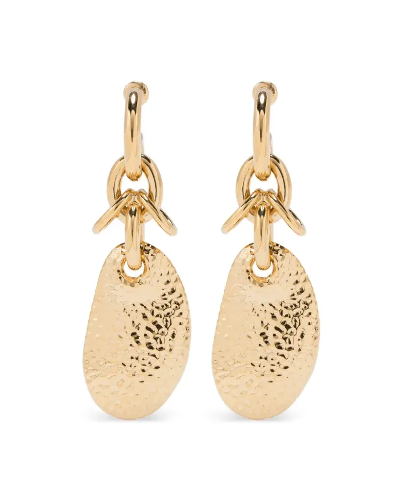 Chloé Gehämmerte Ohrringe - Gold Gold