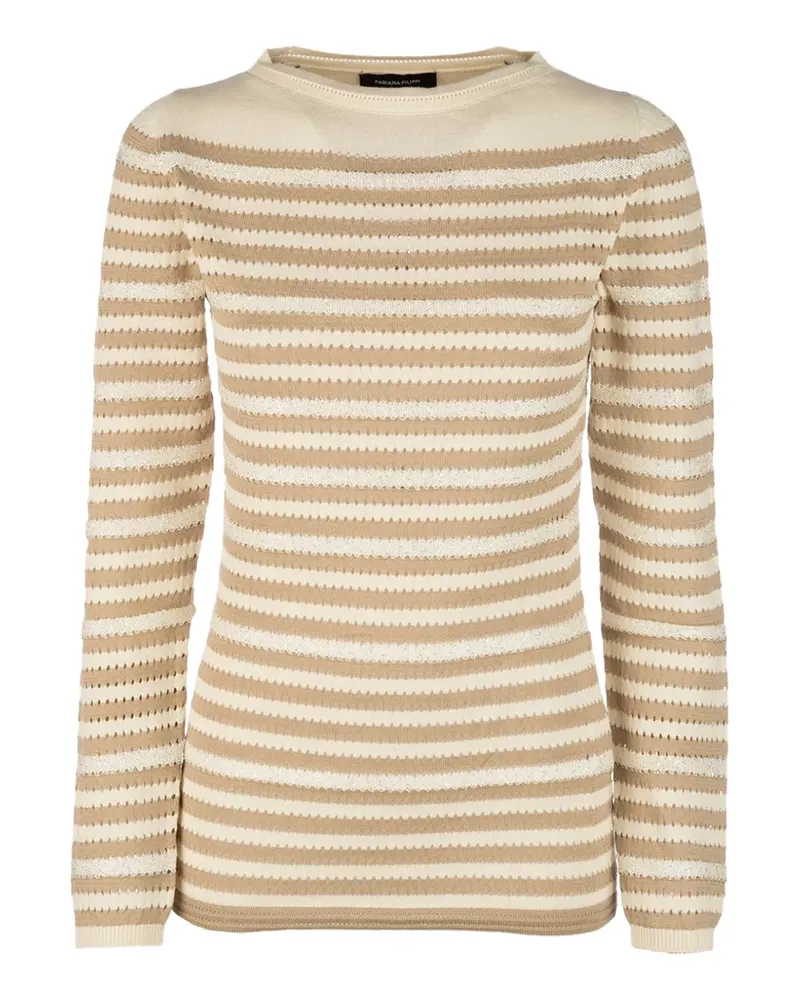 Fabiana Filippi striped sweater - Nude Nude