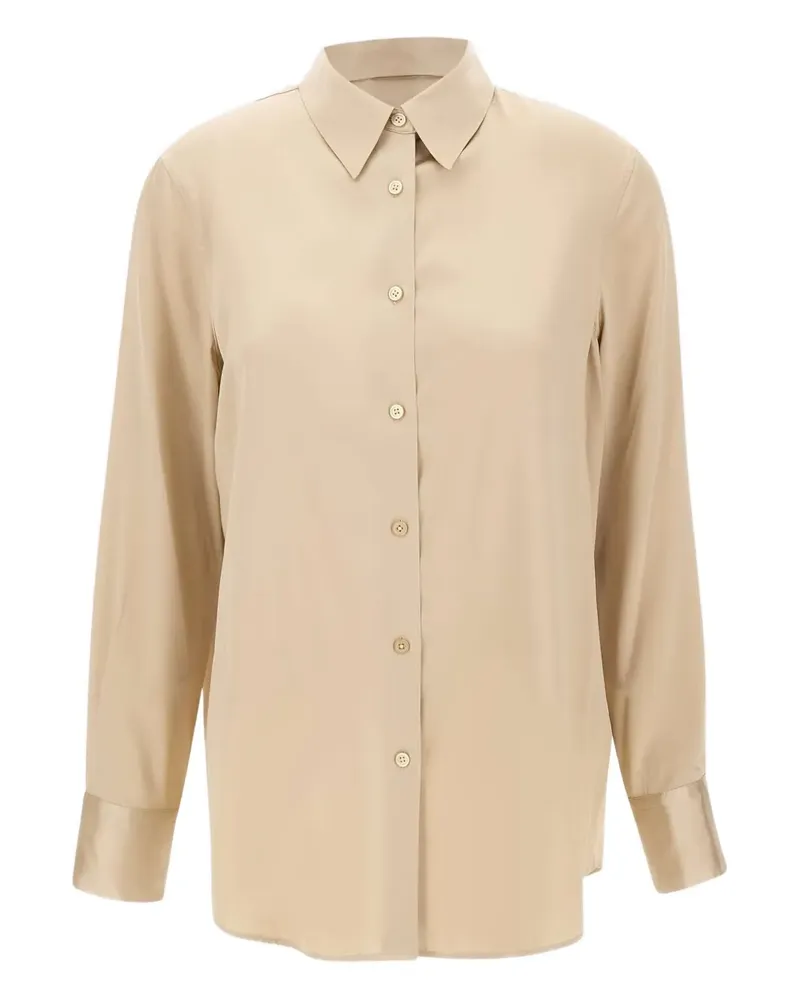Filippa K long-sleeved silk shirt - Nude Nude