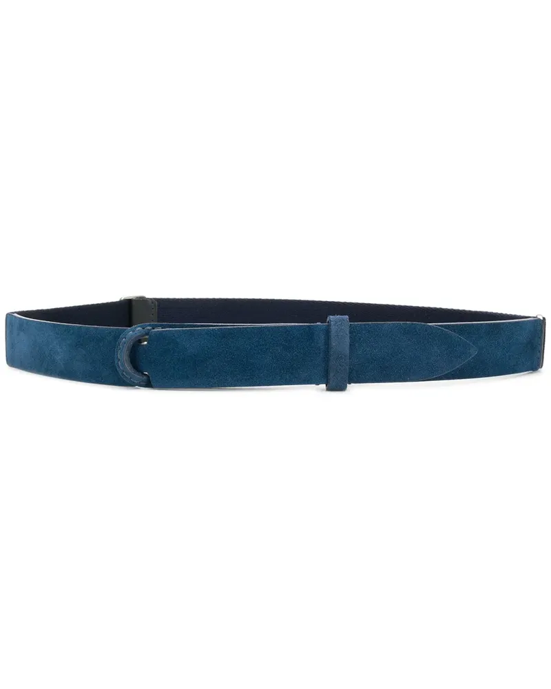 Orciani Gürtel ohne Schnalle - Blau Blau