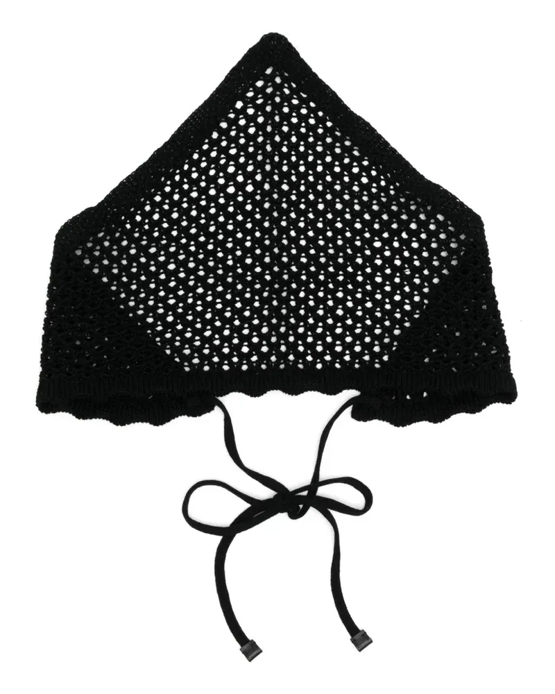 JUUN.J Gestrickte Mütze - Schwarz Schwarz