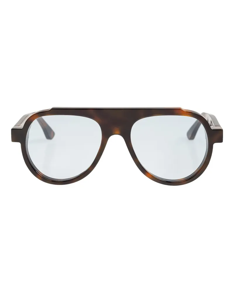 Thierry Lasry Dynasty round-frame sunglasses - Braun Braun