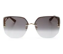 Panthère Sonnenbrille mit Butterfly-Gestell
