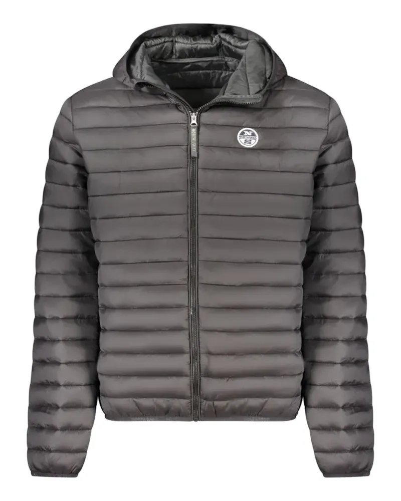 North Sails hooded padded jacket - Schwarz Schwarz