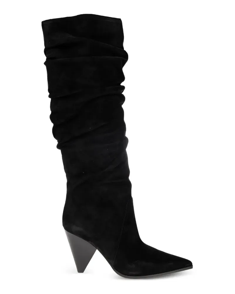 Michael Kors Jayla Stiefel aus Wildleder - Schwarz Schwarz