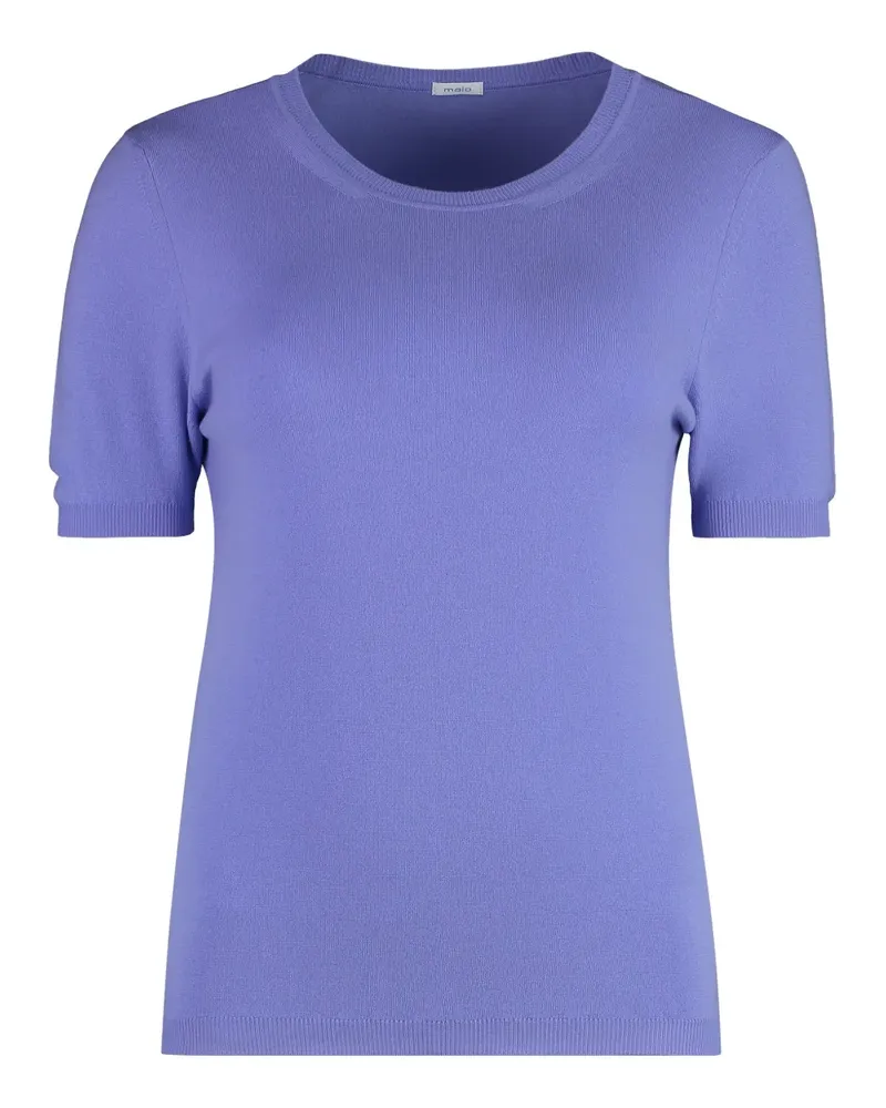 Malo T-Shirt aus Jersey - Violett Violett