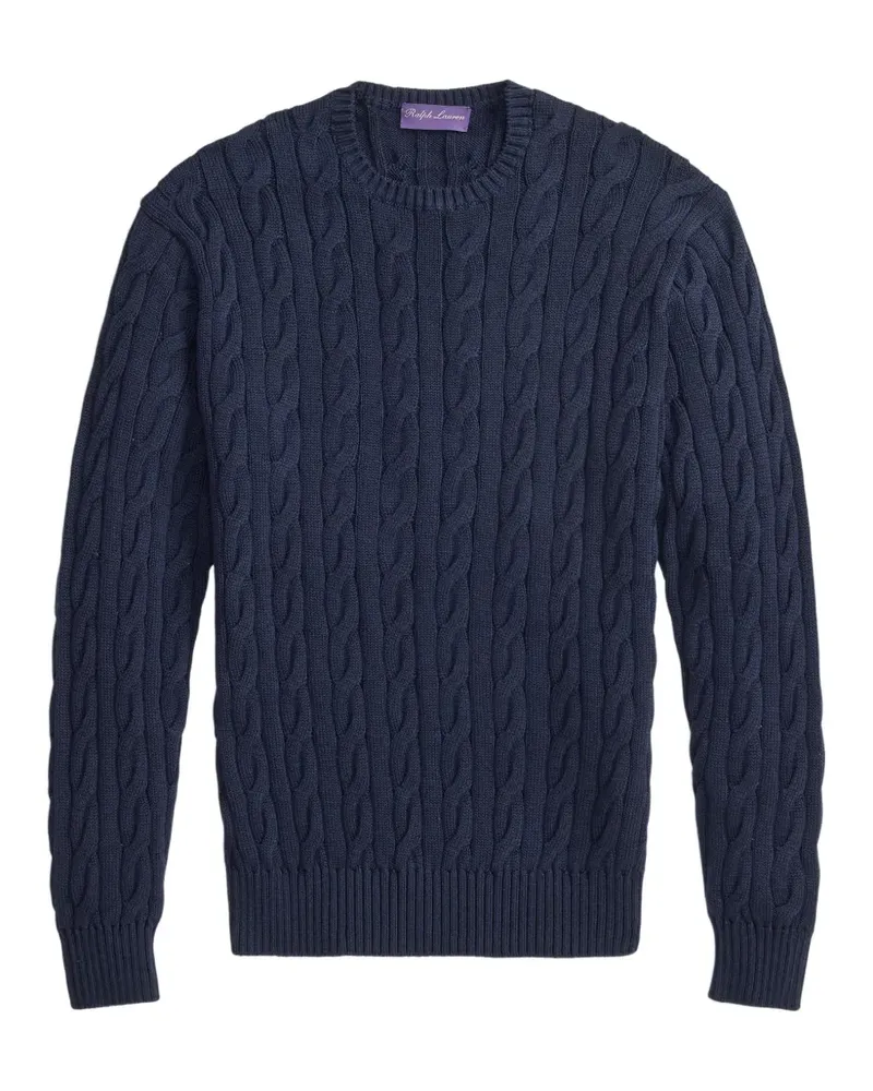 Ralph Lauren cable-knit cashmere sweater - Blau Blau