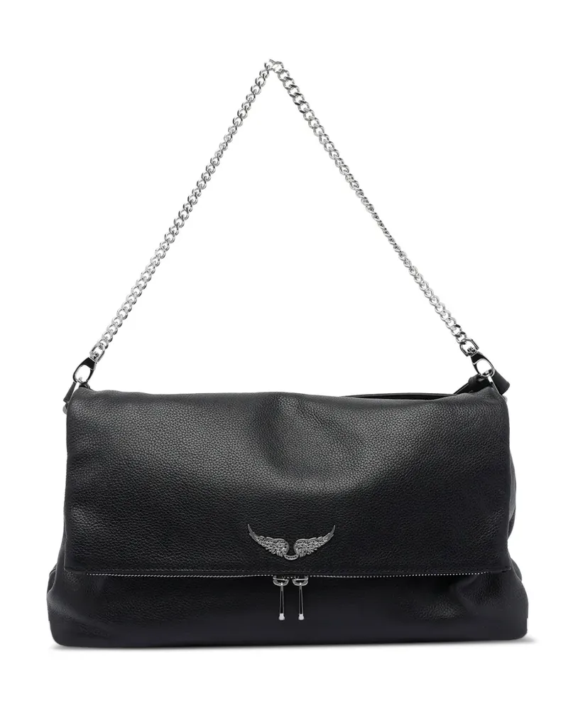 Zadig & Voltaire Schultertasche mit Kettenriemen - Schwarz Schwarz