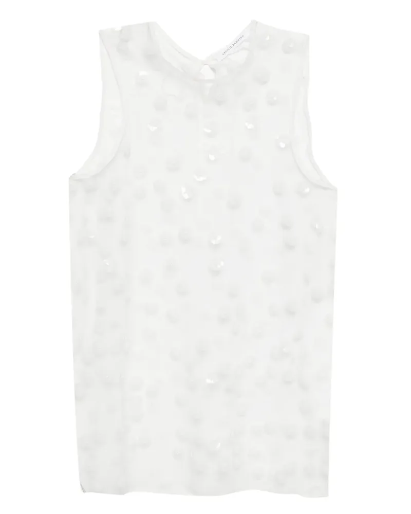 Cecilie Bahnsen Utania Weste - Weiß Weiß