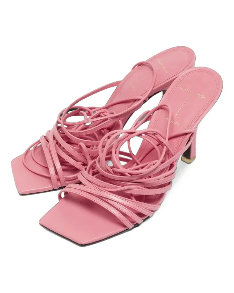 BLACK SUEDE STUDIO x Caroline Stanbury Sandalen mit Riemen - Rosa Rosa