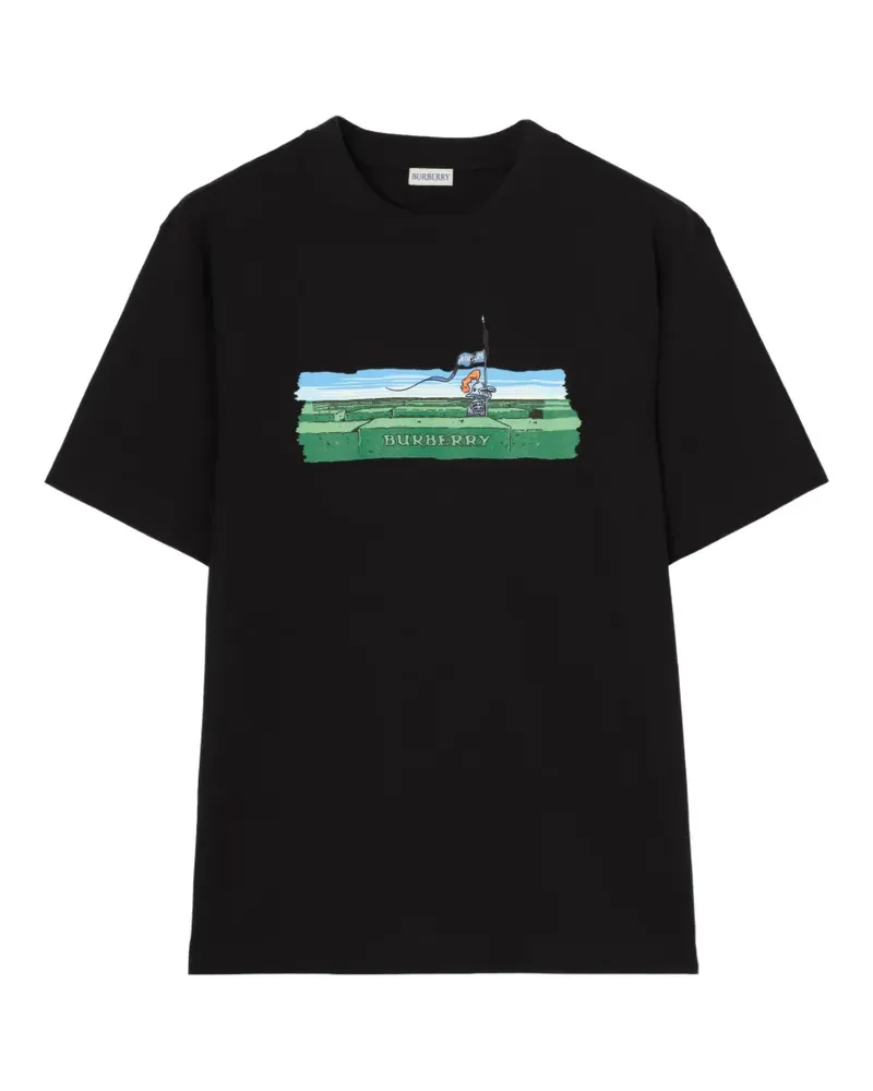 Burberry Maze T-Shirt - Schwarz Schwarz