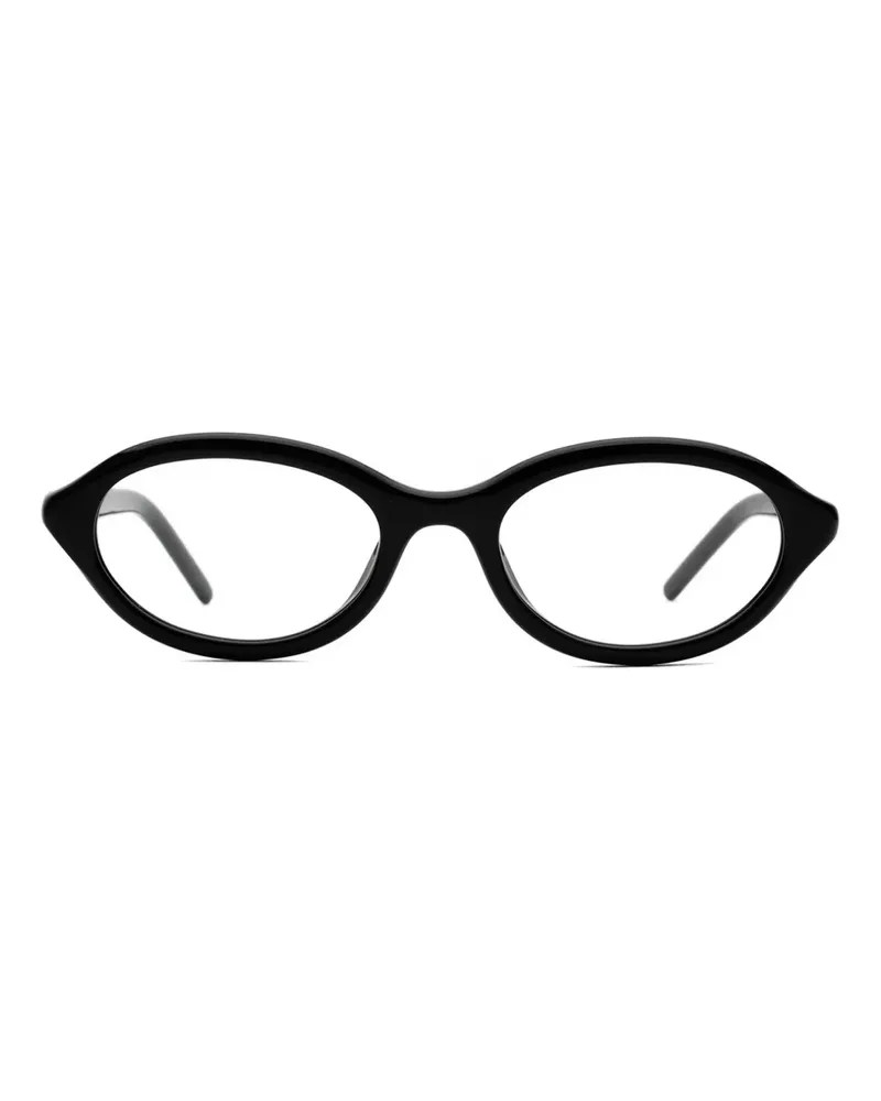 RETROSUPERFUTURE Numero 145 Brille mit ovalem Gestell - Schwarz Schwarz