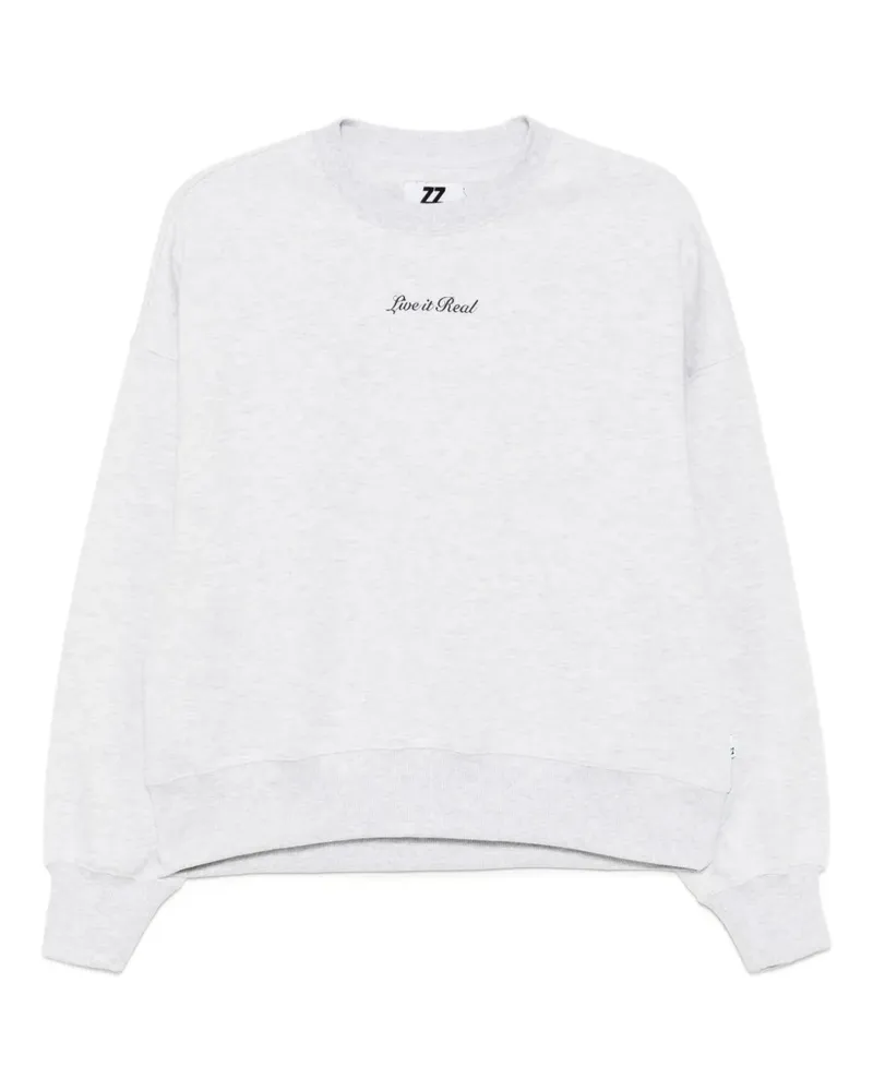 Izzue Sweatshirt mit grafischem Print - Grau Grau