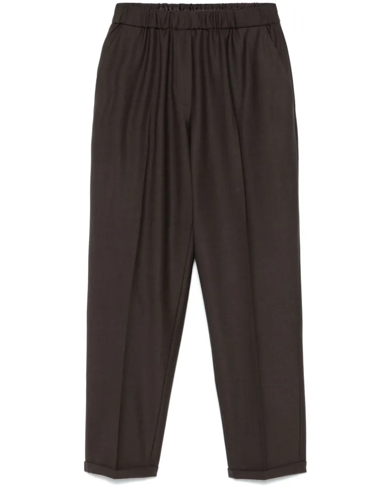 Antonelli Firenze Klassische Tapered-Hose - Braun Braun