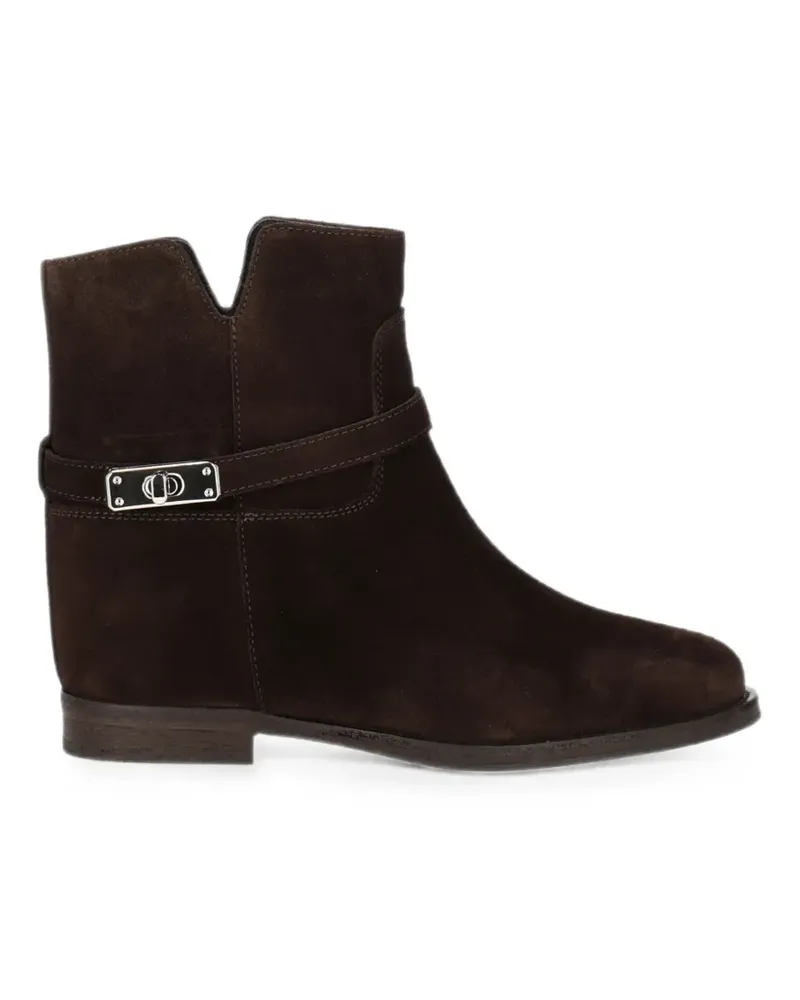 Via Roma 15 Stiefel mit Schnallenverschluss - Braun Braun