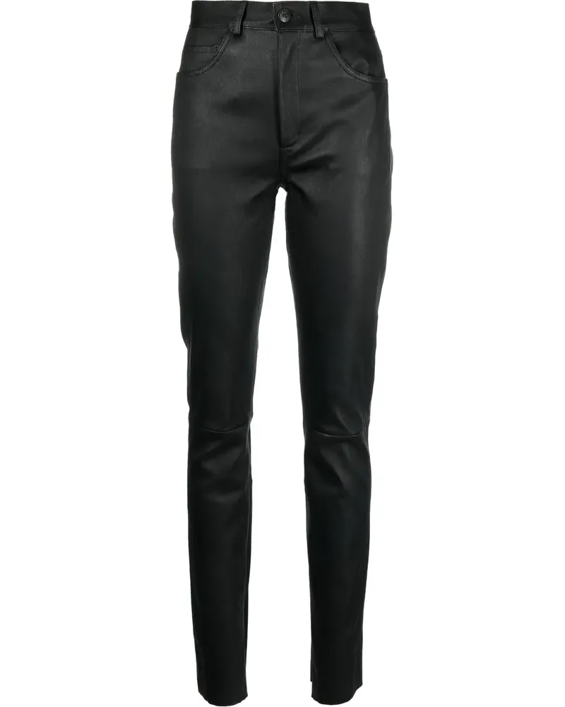 3x1 Kaya Lederhose - Schwarz Schwarz