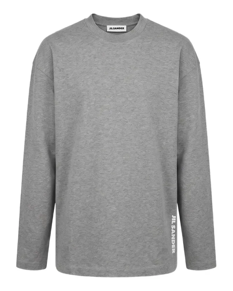 Jil Sander long-sleeve cotton T-shirt - Grau Grau