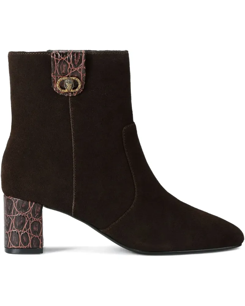 Kurt Geiger Chelsea-Stiefeletten mit geprägter Lasche 55mm - Braun Braun