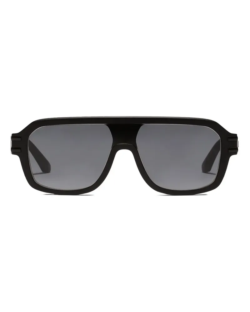 Dolce & Gabbana DG Griffe Sonnenbrille - Schwarz Schwarz