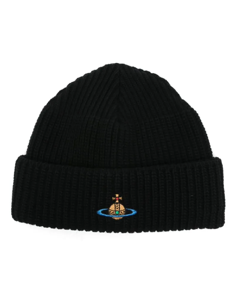 Vivienne Westwood Sporty Beanie - Schwarz Schwarz