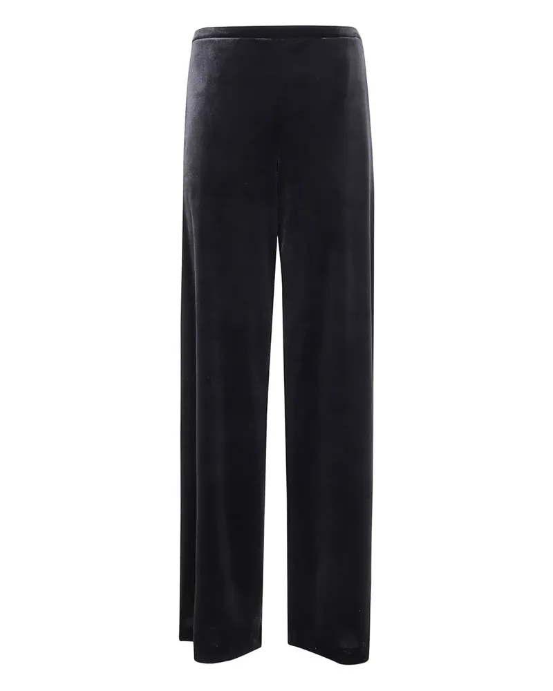 Emporio Armani Hose aus Samt - Schwarz Schwarz