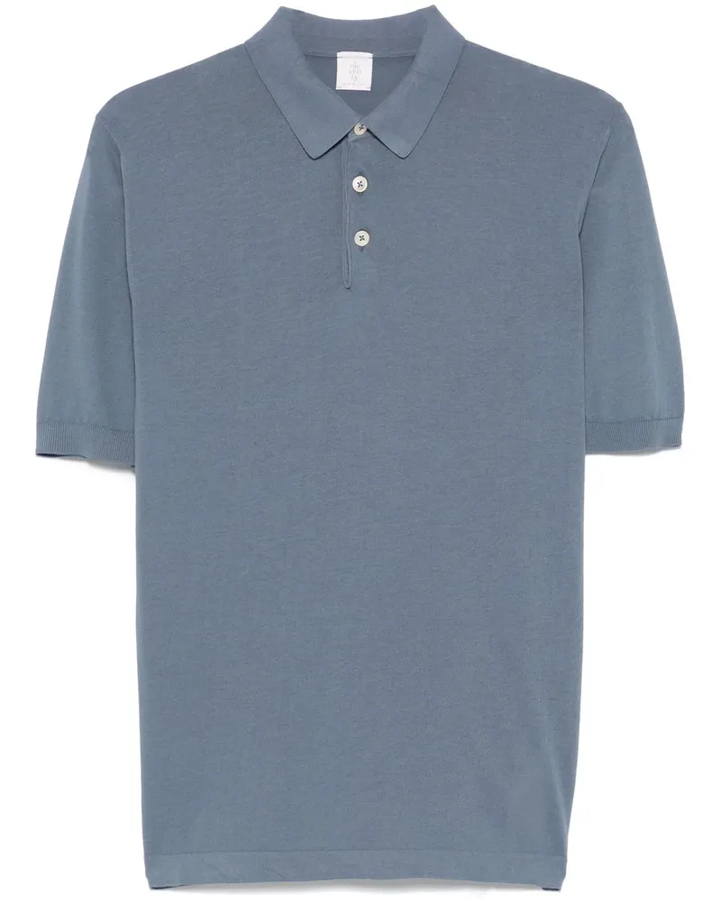Eleventy Klassisches Poloshirt - Blau Blau