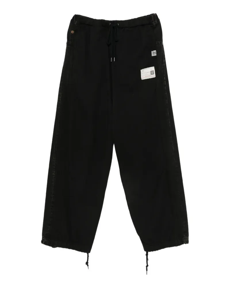MIHARAYASUHIRO Jogginghose mit Logo-Patch - Schwarz Schwarz