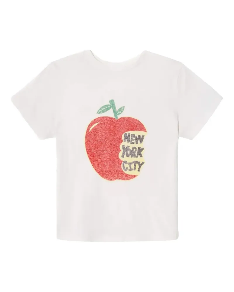 RE/DONE Classic NYC T-Shirt - Weiß Weiß