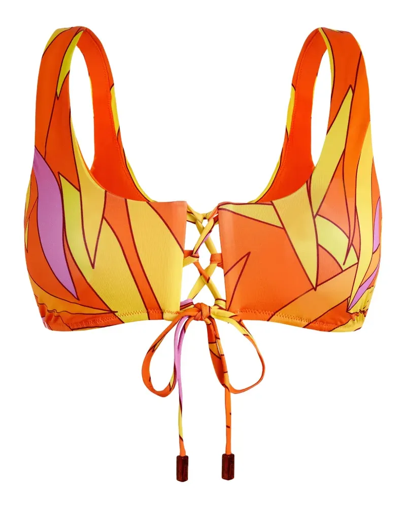 Vilebrequin Madrague bikini top - Orange Orange