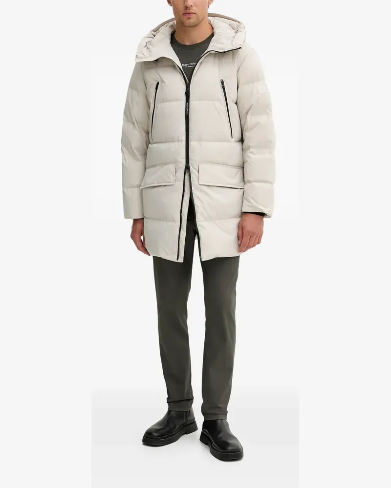 Marc O'Polo hooded zip jacket - Nude Nude