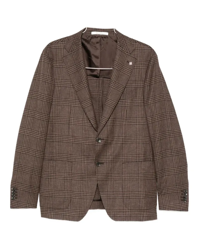 Tagliatore check-pattern blazer - Braun Braun