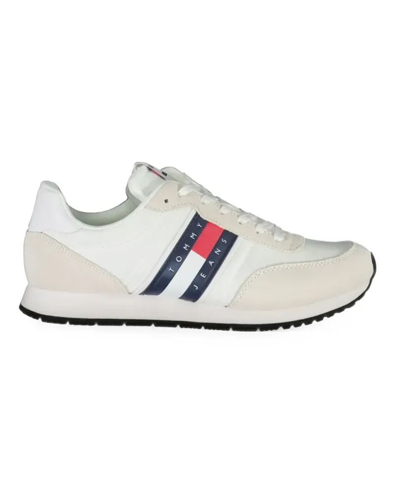Tommy Hilfiger suede-panelled sneakers - Weiß Weiß