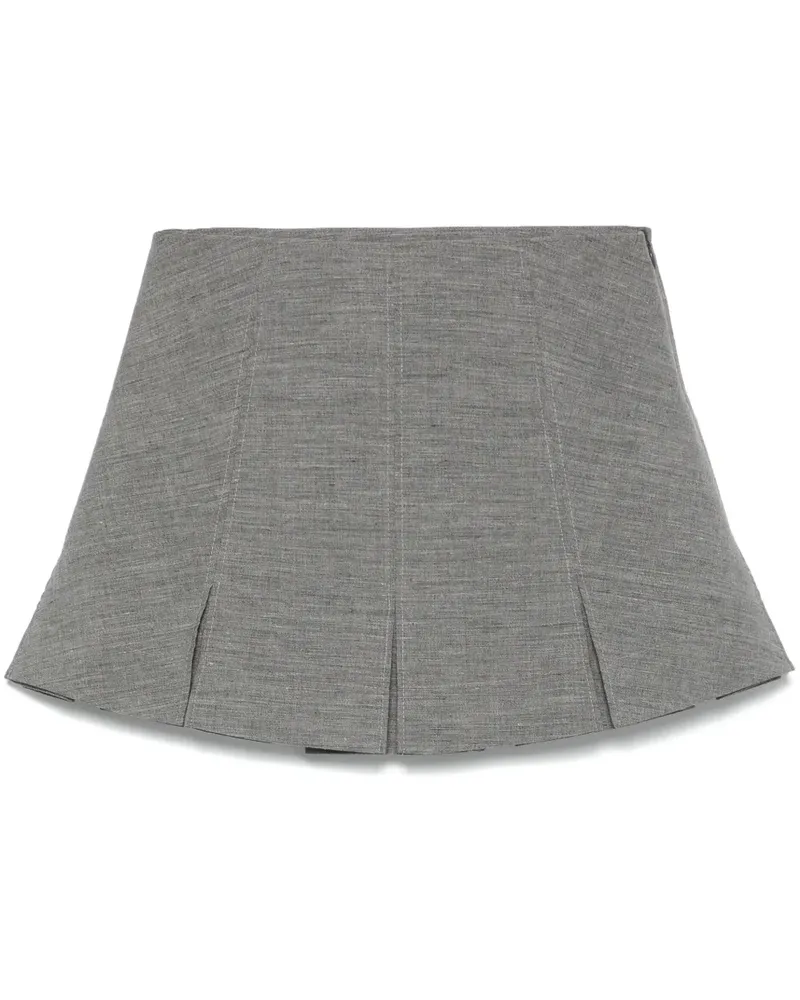 Durazzi Milano Klassischer Minirock - Grau Grau