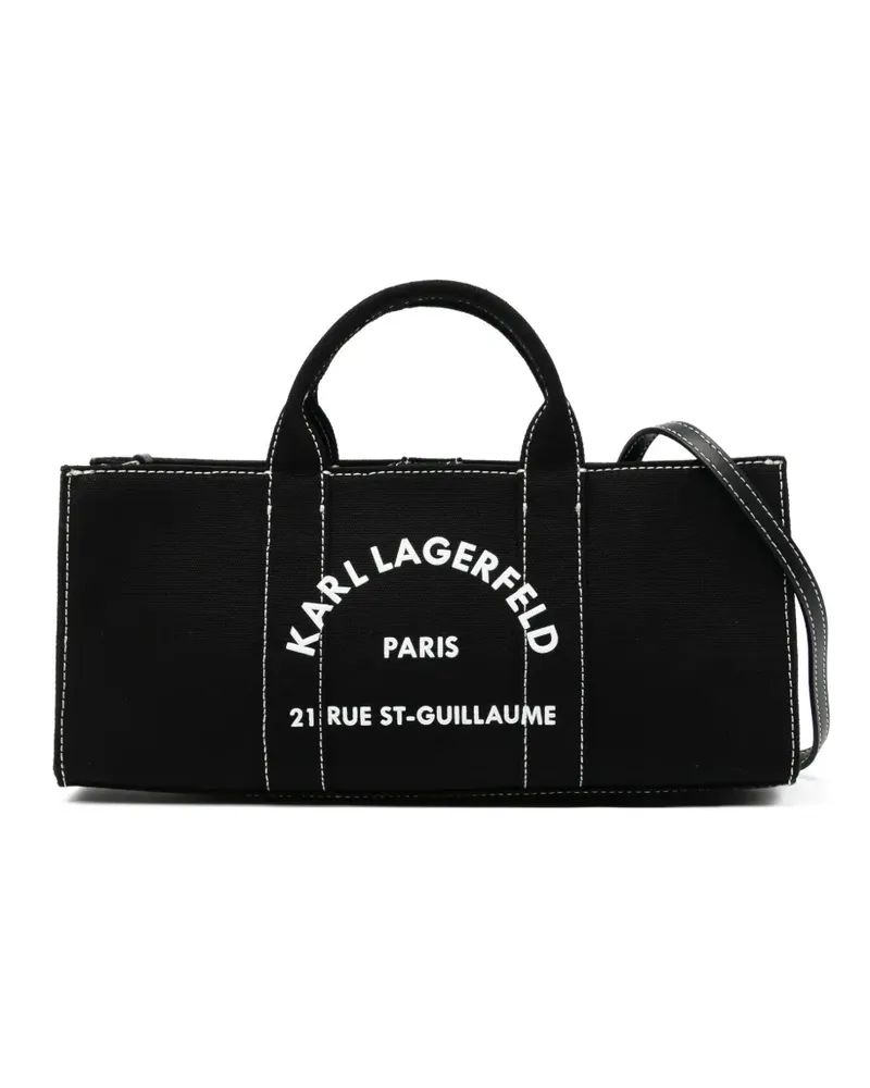 Karl Lagerfeld Krsg Ew Magazine tote bag - Schwarz Schwarz