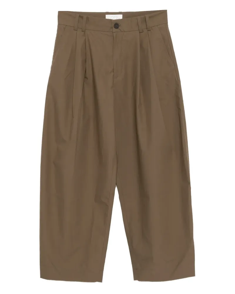 Studio Nicholson Hose mit Bundfalten - Braun Braun