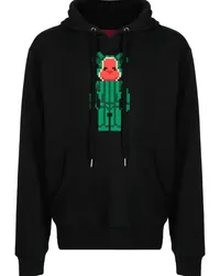 Mostly Heard Rarely Seen Watermelon Bear Hoodie Schwarz