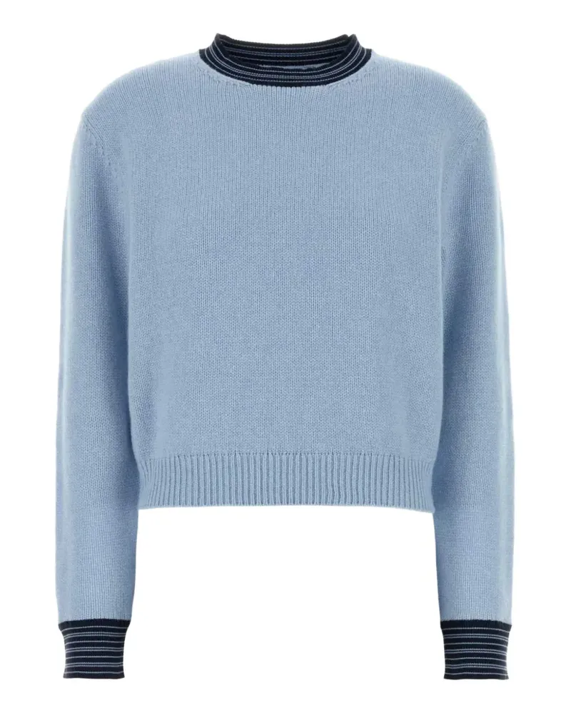 Prada Gestrickter Pullover - Blau Blau