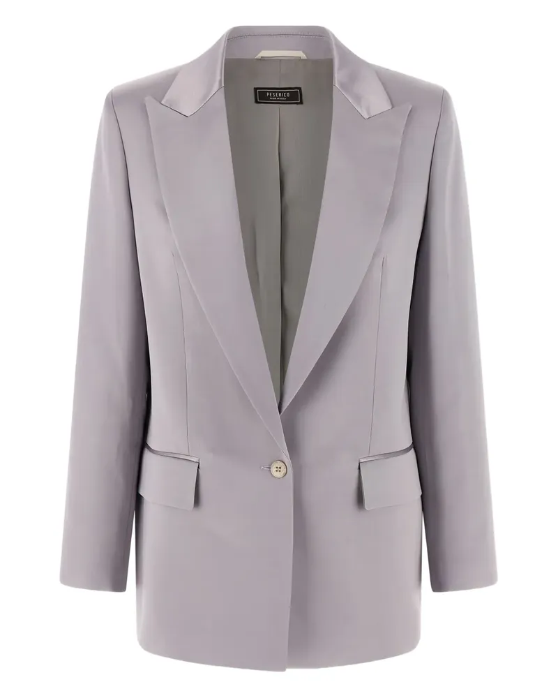Peserico satin blazer - Grau Grau