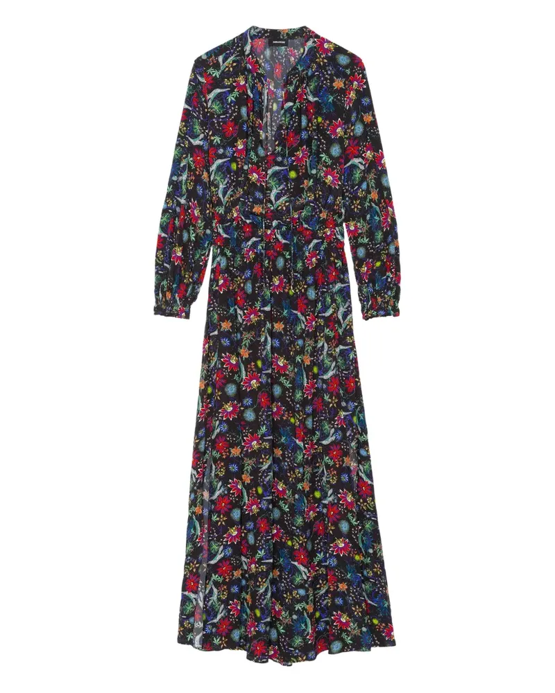 Zadig & Voltaire Rayado floral maxi dress - Blau Blau