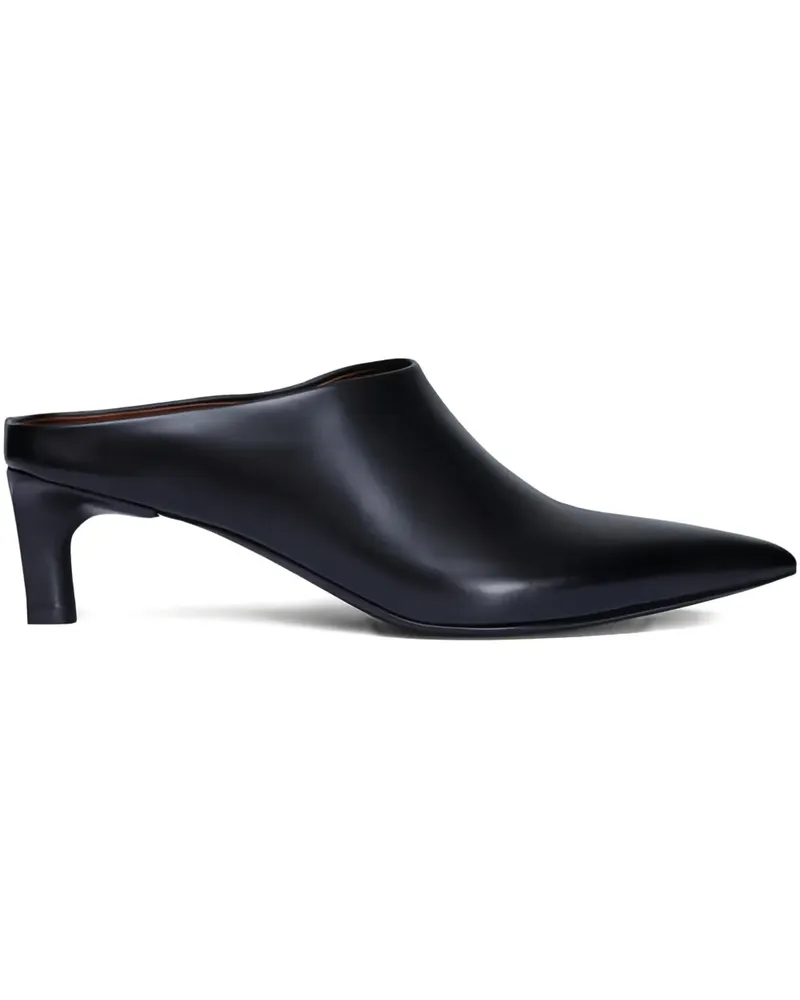 Marsèll Mules mit spitzer Kappe - Schwarz Schwarz