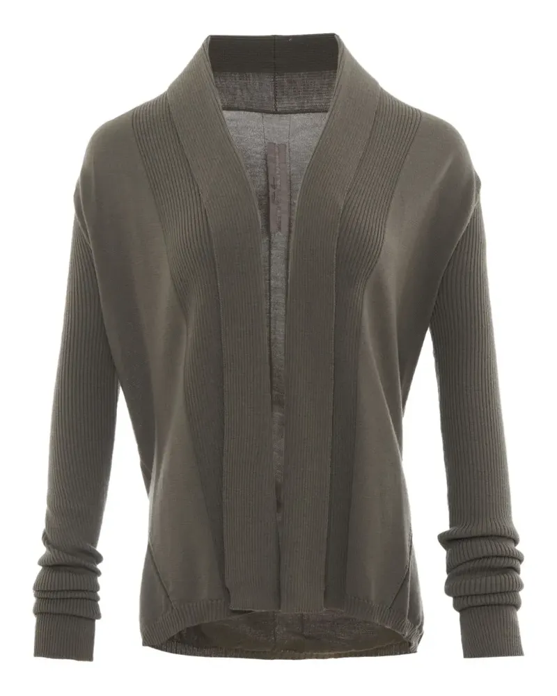 Rick Owens Naska ribbed-knit cardigan - Braun Braun