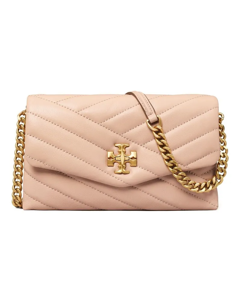 Tory Burch Kira Chevron Portemonnaie mit Kettenriemen - Rosa Rosa