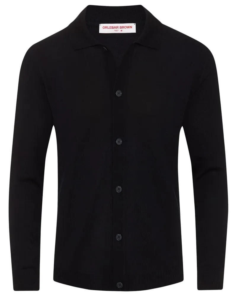 Orlebar Brown Tiernan Hemd - Schwarz Schwarz