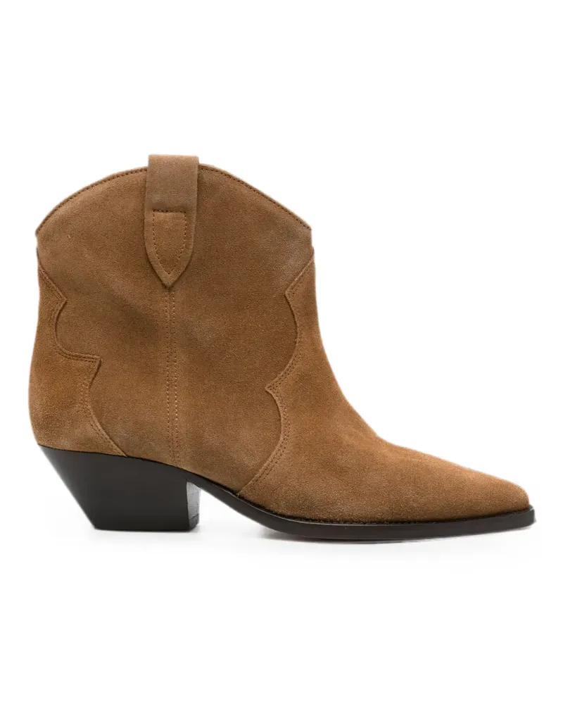 Isabel Marant suede ankle boots - Braun Braun