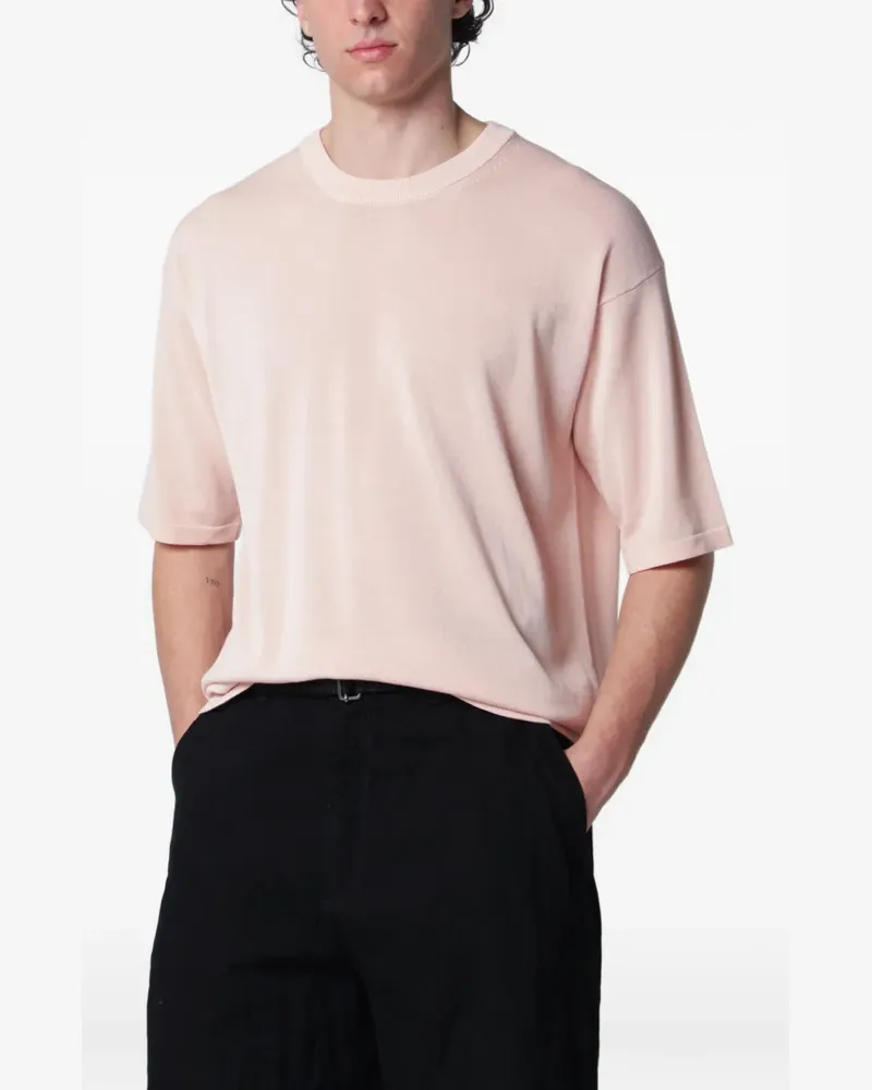Roberto Collina crew-neck short-sleeve T-shirt - Rosa Rosa