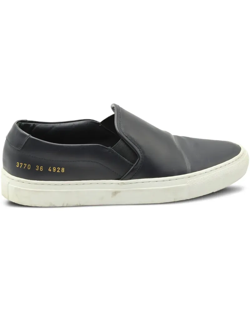 Common Projects Klassische Slip-On-Sneakers - Schwarz Schwarz