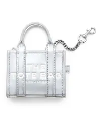 Marc Jacobs Nano The Tote Taschenanhänger Silber